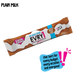 30g caring candies sugar-free EVRY1 milk chocolate bar on a transparent background showing new recipe