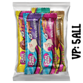 variety pack of 5 assorted sugar-free 50g premium milk and white chocolate bars from Caring Candies. Ideal for those following a diabetic, gluten-free, sugar-free, keto, banting, and low carb lifestyle diet