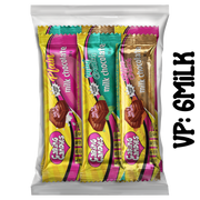 Variety Gift pack of 6 assorted sugarfree 50g caring candies milk chocolate bars