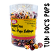 Tub of 200 unwrapped sugarfree lollipops. A perfect, tooth-friendly lollipop alternative for Doctors, Dentists, Dietitians, Hairdressers, Teachers, etc. to give to their little visitors and patients