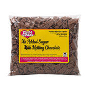 Caring Candies 1kg No Added Sugar Milk Melting and Baking Chocolate