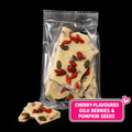 Caring Candies No Added Sugar Choc Bark |  Cherry-flavoured Goji Berries | 100g