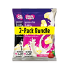 2 packet bundle of sugarfree premium white chocolate little luvbite hearts - strawberry flavoured and liquorice flavoured.  Ideal for those following a diabetic, gluten-free, sugar-free, keto, banting, and low carb lifestyle diet