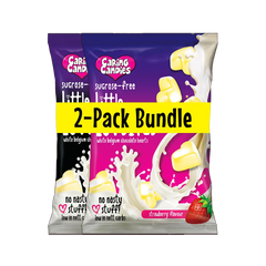 Caring Candies Little LuvBites No Added Sugar White Choc Hearts | ASSORTED | 2x100g Bundle Pack