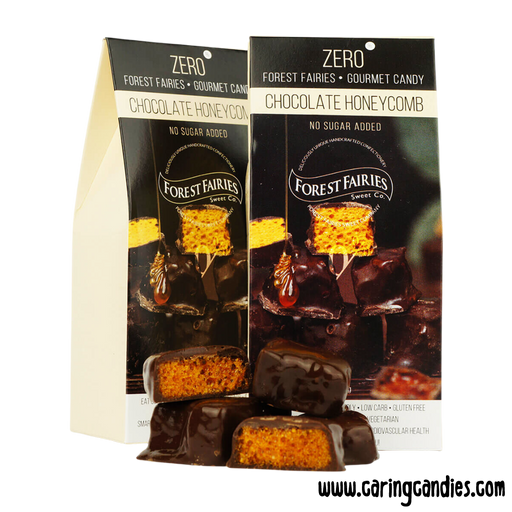 2 packets of Sugarfree Chocolate Honeycomb by Forest Fairies | Banting, Dairyfree, Forest Fairies, Glutenfree, Halaal, Keto, Low Carb, Suitable for Diabetics, Vegan