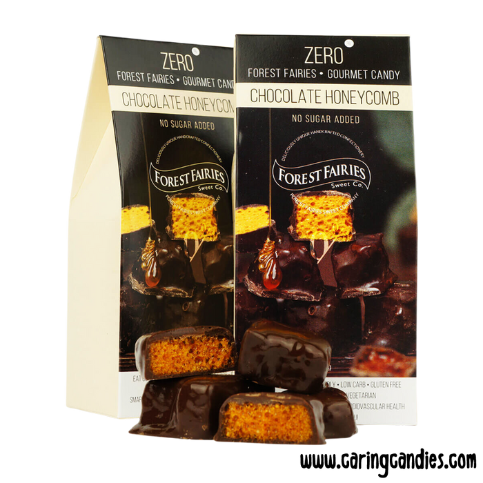 2 packets of Sugarfree Chocolate Honeycomb by Forest Fairies | Banting, Dairyfree, Forest Fairies, Glutenfree, Halaal, Keto, Low Carb, Suitable for Diabetics, Vegan
