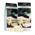 Two packages of Forest Fairies Zero Sugarfree Keto Almond Nougat on a transparent background