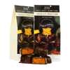 Two packages of Forest Fairies Zero sugarfree dark Chocolate Honeycomb on a clear background