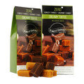 Two packages of Forest Fairies Zero Sugarfree Creamy Toffee candy on a clear background