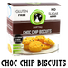 Gluten free chocolate chip biscuits from Gracious Bakers. Sugar free, and suitable for Diabetics, banting, and keto diets