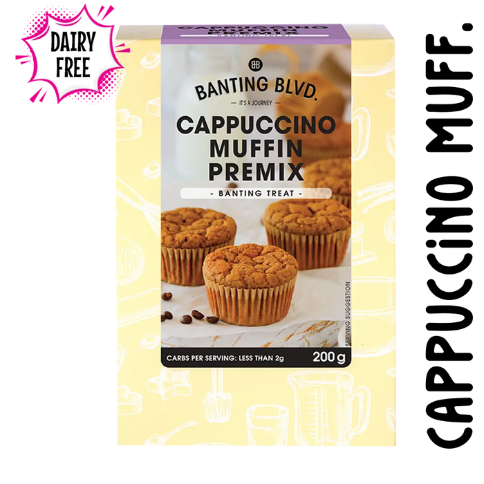 Banting Boulevard's Keto-friendly Glutenfree and sugarfree Cappuccino Muffin Premix 