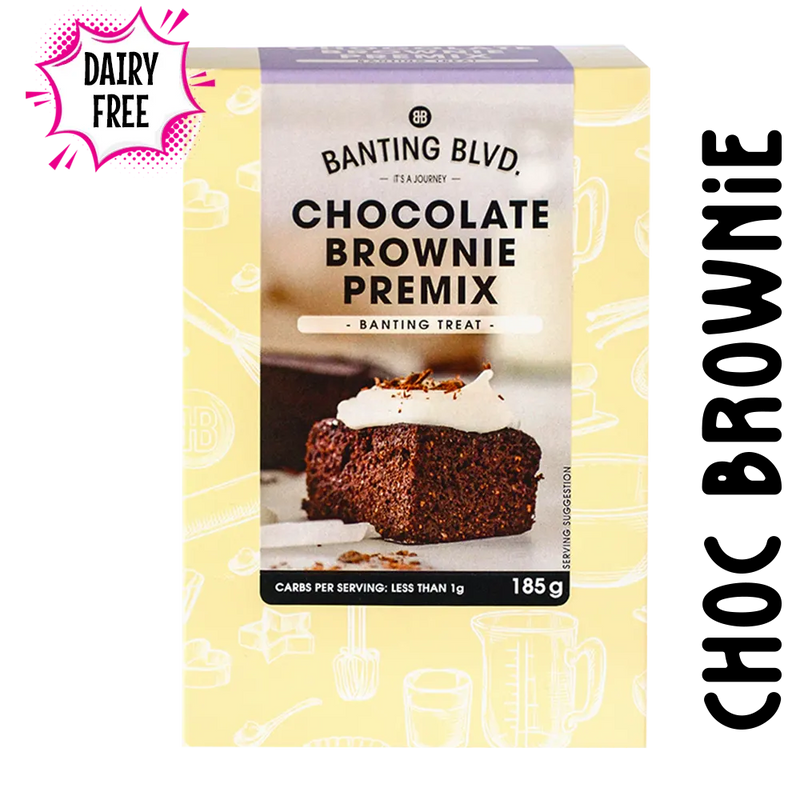 Sugarfree glutenfree chocolate brownie mix by Banting Boulevard | Banting, Dairyfree, Diabetic, Halaal, Keto, Vegan