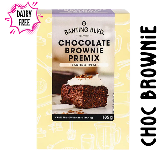 Sugarfree glutenfree chocolate brownie mix by Banting Boulevard | Banting, Dairyfree, Diabetic, Halaal, Keto, Vegan