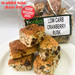 packet and display of low carb gluten free no added sugar cranberry rusks. Suitable for Diabetics, Keto and Banting