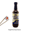 Bottle of sugar free, dairy free, soya free, and gluten free soya style sauce from Martinnaise.