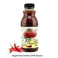Bottle of sugar free, dairy free, gluten free sweet chilli sauce from Martinnaise. Suitable for Vegan, Diabetics, banting and keto lifestyles. Ingredients are GMO free, Kosher and Halaal.
