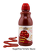 Bottle of sugarfree, dairy free, gluten free tomato sauce from Martinnaise. 