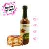 Bottle of sugarfree, dairy free, gluten free maple flavoured syrup from Martinnaise. Suitable for Vegan, Diabetics, banting and keto lifestyles. Ingredients are GMO free, Kosher and Halaal.