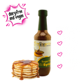 Bottle of sugarfree, dairy free, gluten free maple flavoured syrup from Martinnaise. Suitable for Vegan, Diabetics, banting and keto lifestyles. Ingredients are GMO free, Kosher and Halaal.