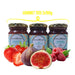 3 pack of assorted diabetic jam. sugar free strawberry jam, fig jam and raspberry jam
