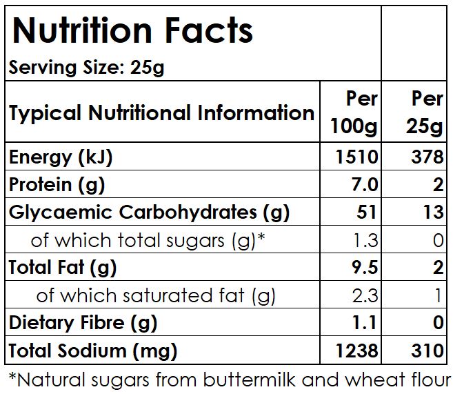 Baked Treats: Rusks 350g | BUTTERMILK