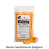 Packet of Glutenfree Pasta Regalo butternut spaghetti with uncooked butternut in front of it
