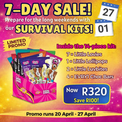 Assorted: SUGARFREE CRAVINGS SURVIVAL KIT (14-piece)