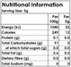 Typical Nutritional Information for Original Pink Star Sweets Sugarfree