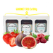 3 pack of assorted diabetic jam. sugar free strawberry jam, fig jam and raspberry jam