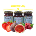 3 pack of assorted diabetic jam. sugar free strawberry jam, fig jam and raspberry jam