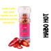 uSisi Brands haibo hot chilli spice grinder. Sugar free, gluten free, suitable for Diabetics, Keto, and Banting