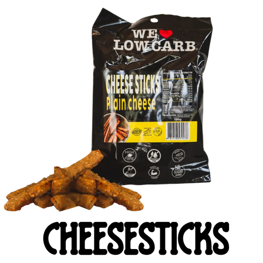 We Love Low Carb Cheese Sticks