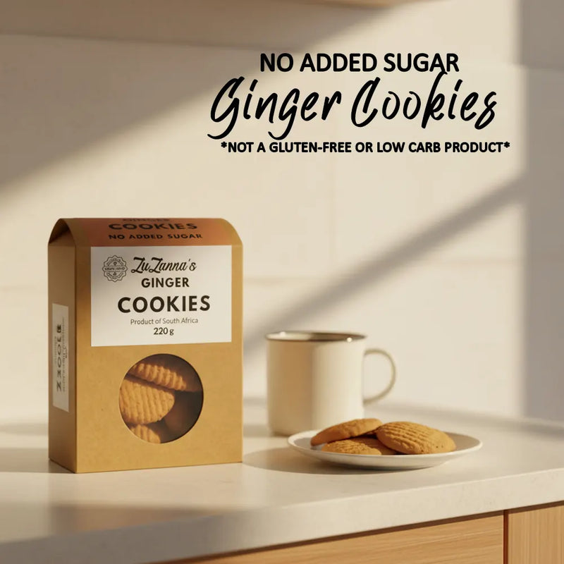 Zuzanna's No Added Sugar Ginger Cookies | 220g