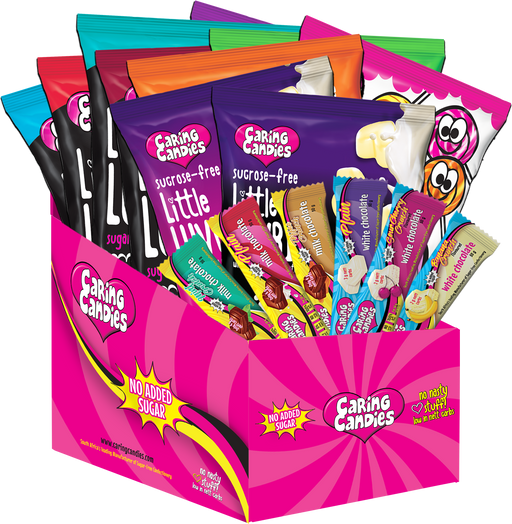 Sweet Cravings Survival Kit by Caring Candies | Banting, Glutenfree, Halaal, Keto, Kosher, Low Carb, Sugarfree, Suitable for Diabetics