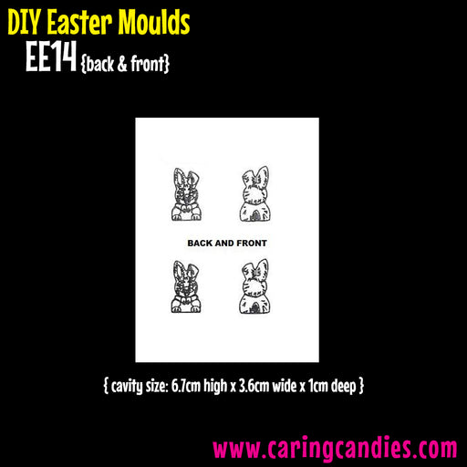 Hollow Chocolate Easter Mould to make your own diy easter bunny treats